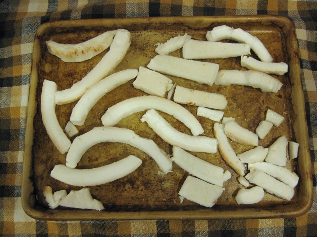 cocnut on napkin