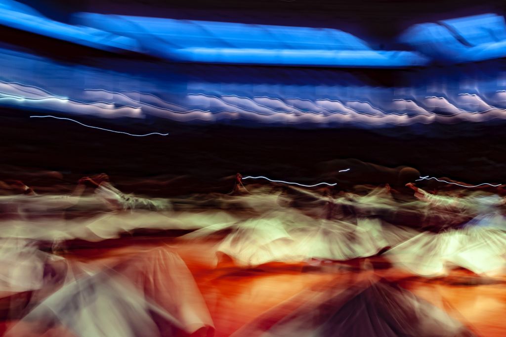 abstraction of dancers