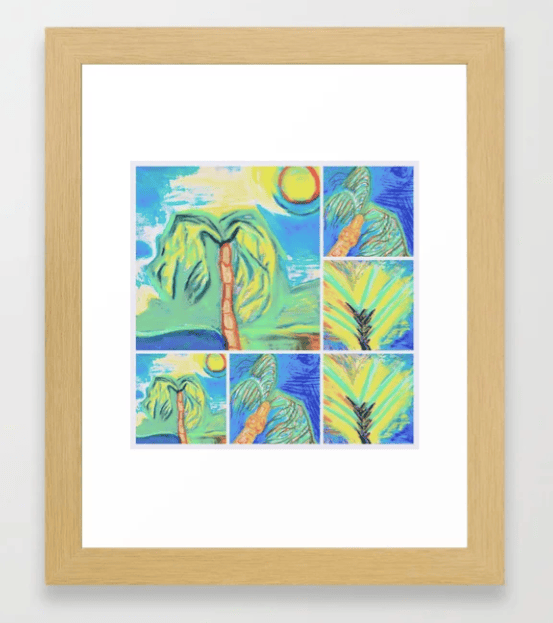 Palm Tree Collage