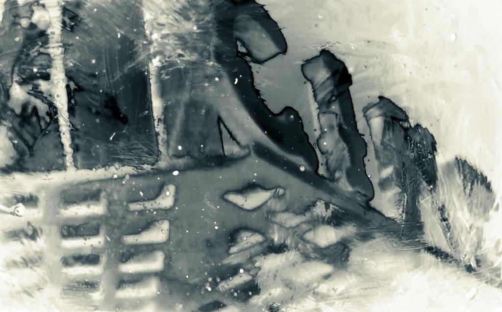 photo of a black and white abstract image