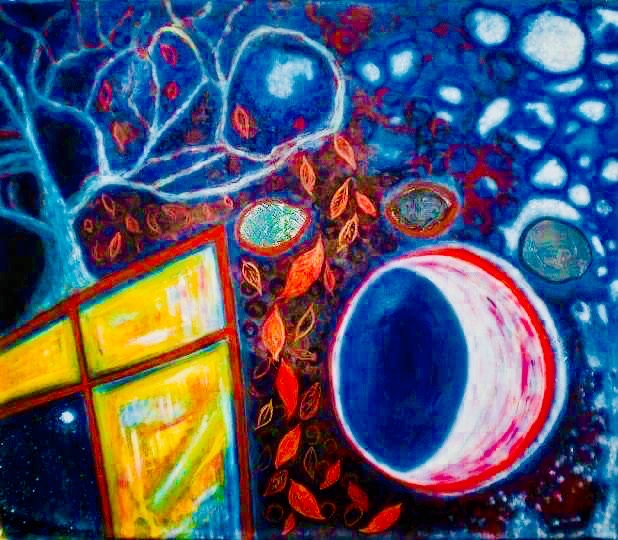 Abstract Oil Painting