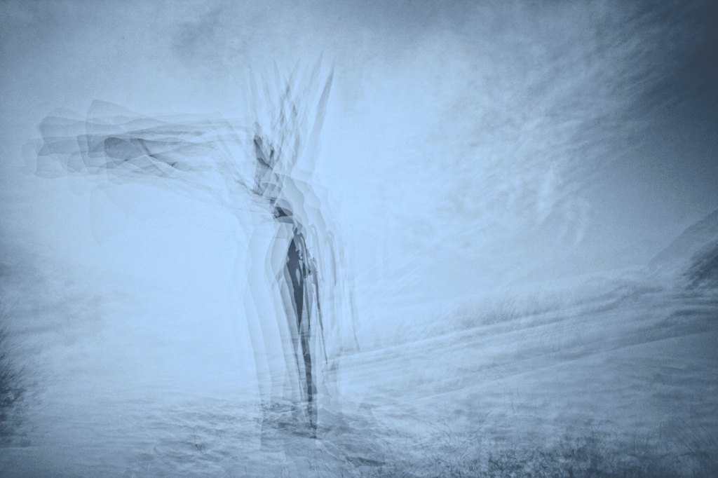Misty abstraction of Erdgeist the Earth Spirit